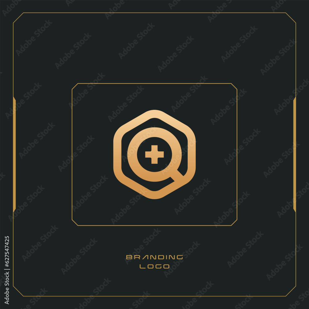 health search and wellness vector logo concept design health search and wellness vector logo concept design