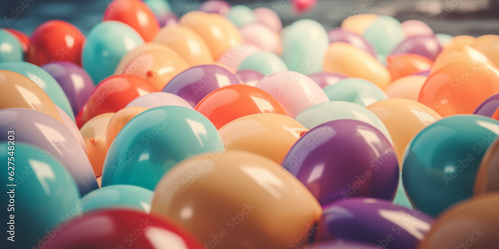 colorful balloons with happy celebration party background colorful balloons with happy celebration party background