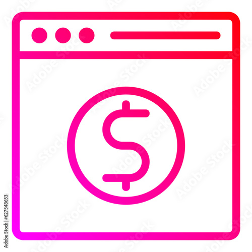 Dollar symbol icon 