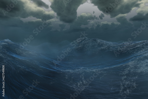 Digital png illustration of sea waves on transparent background