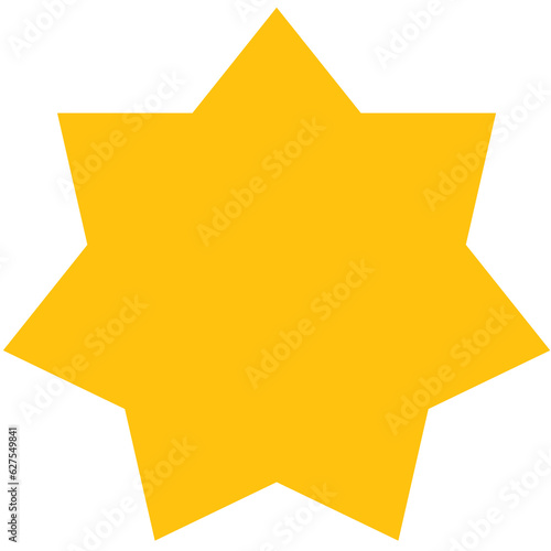 Digital png illustration of yellow symbol on transparent background