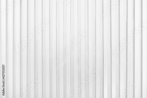Obraz na płótnie white metal siding fence striped background