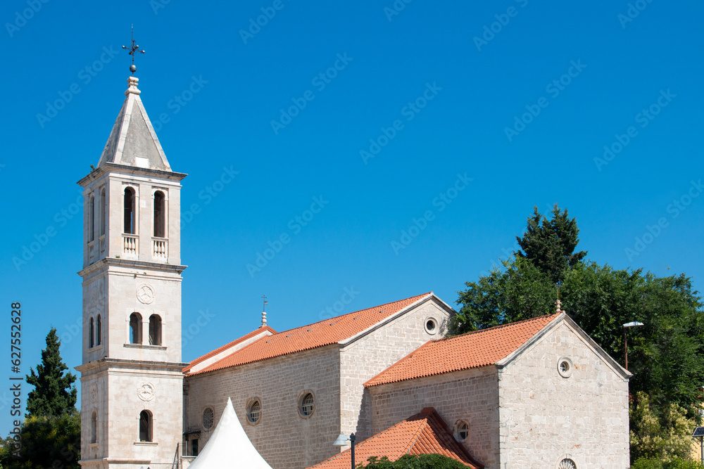 Church of Our Lady (Crkva Gospa van Grada) in Perivoj Luje Maruna in  Šibenik in the state of Šibenik-Knin Croatia