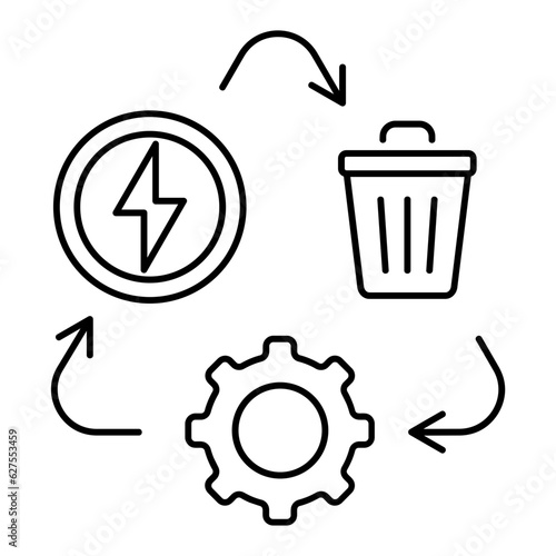 Waste To Energy  Icon