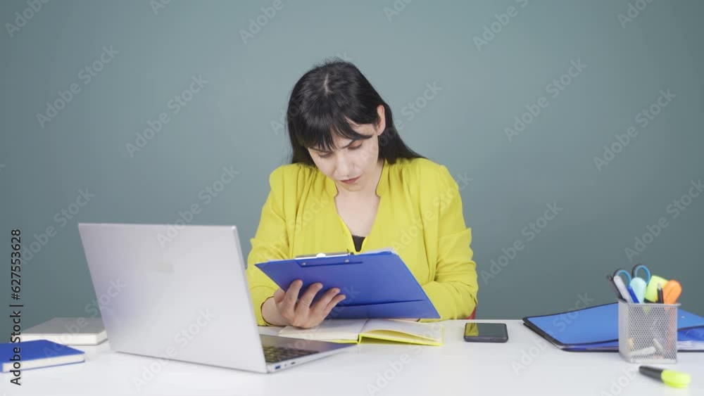 The woman who signed the paperwork. The woman who signed the paperwork.