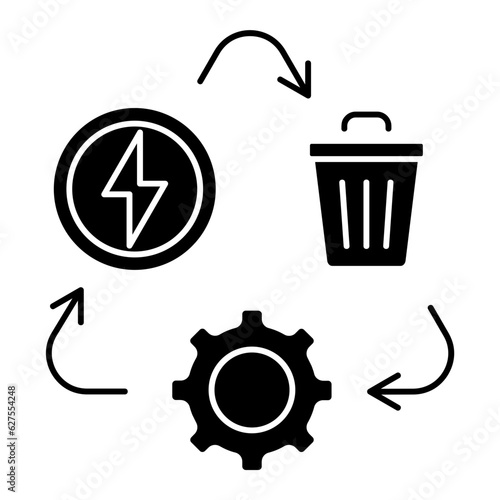 Waste To Energy  Icon