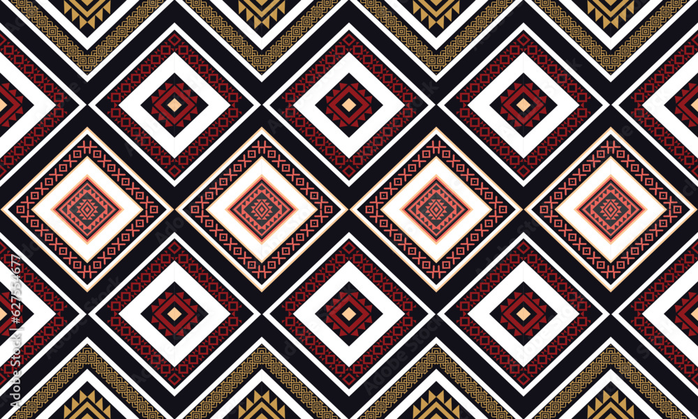 Geometric ethnic pattern for background,fabric,wrapping,clothing,wallpaper,Batik,carpet,embroidery style. Geometric ethnic pattern for background,fabric,wrapping,clothing,wallpaper,Batik,carpet,embroidery style.