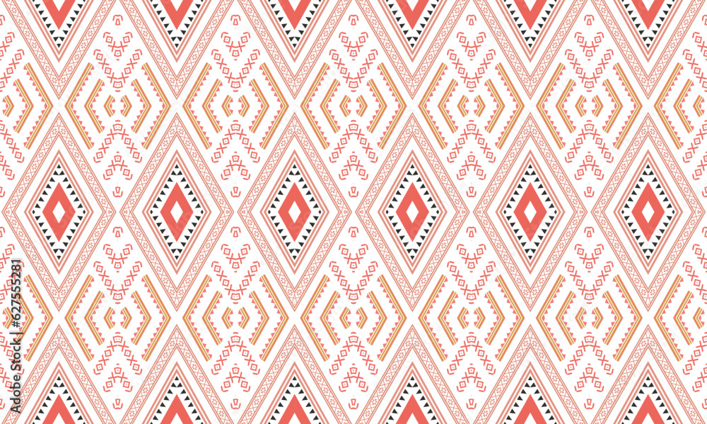 Geometric ethnic pattern for background,fabric,wrapping,clothing,wallpaper,Batik,carpet,embroidery style.	