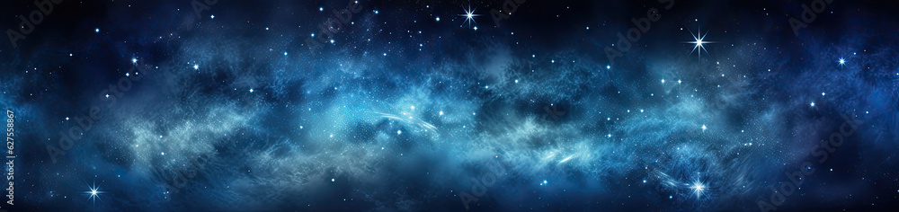 Universe landscape panoramic view. Generative AI Universe landscape panoramic view. Generative AI