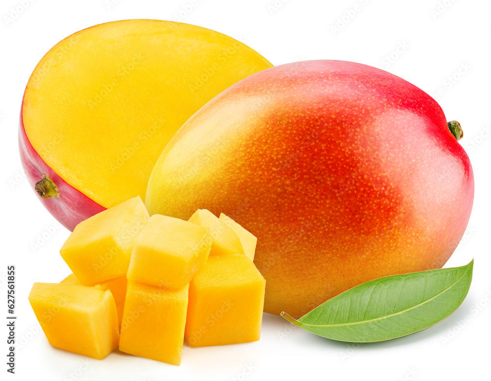 Mango fruit isolated on white background Mango fruit isolated on white background