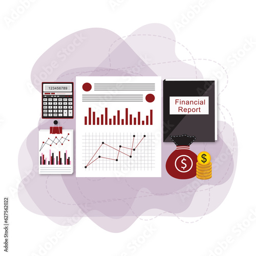 Digital Accounting concept 