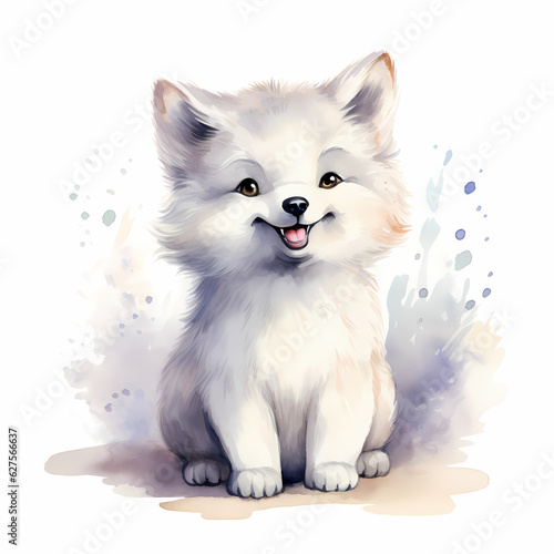 Arctic Fox Water Color © The Last Word