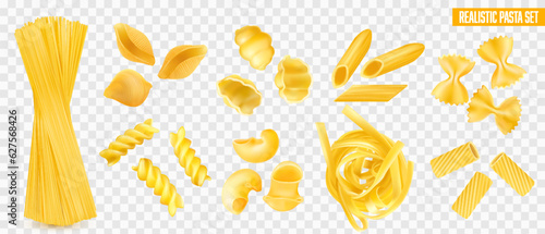 Realistic Pasta Set