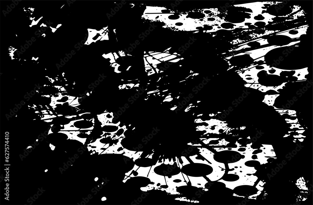 Distressed overlay texture of rusted peeled metal. grunge background. abstract halftone vector illustration Distressed overlay texture of rusted peeled metal. grunge background. abstract halftone vector illustration