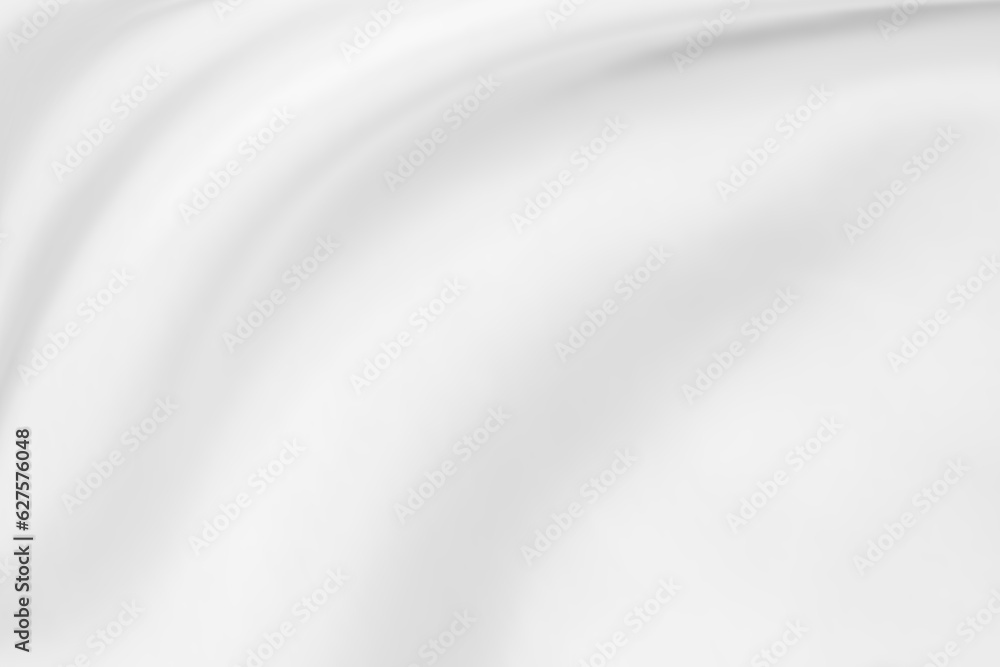 Abstract white fabric with soft wave texture background Abstract white fabric with soft wave texture background