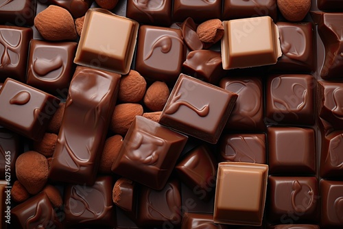 close up of chocolate candy