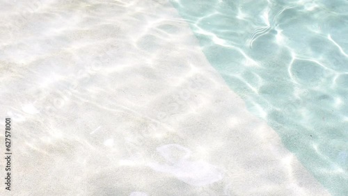 water shadow caustic effect with wave refraction of light 