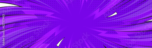 Flat design red comic style background. Pop art comic background lightning blast halftone dots. Pop comics book cartoon magazine cover. Cartoon funny retro pattern strip mock up. 