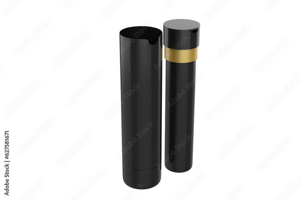 Matte Bottle with Pump Mockup Isolated On White Backround. 3d illustration Matte Bottle with Pump Mockup Isolated On White Backround. 3d illustration