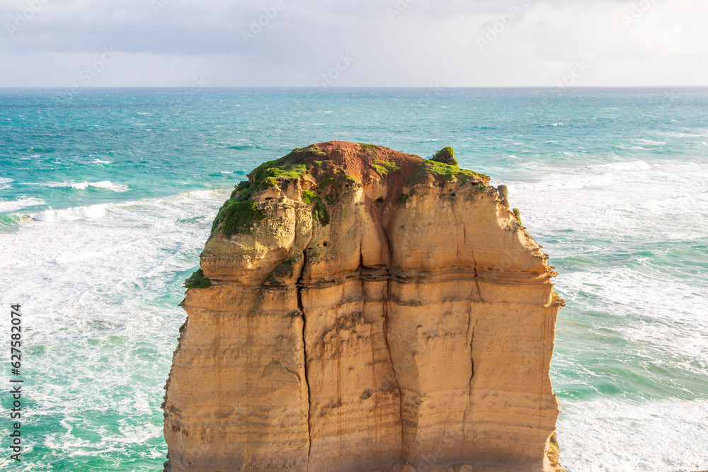 Photograph of the historic and famous 12 Apostles limestone rock stacks ...
