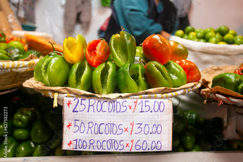 Rocotos are Peruvian chilies native to the Andean region of Arequipa. photo