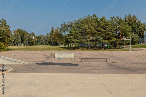 Charlottetown Park in the city of Saskatoon, Canada photo