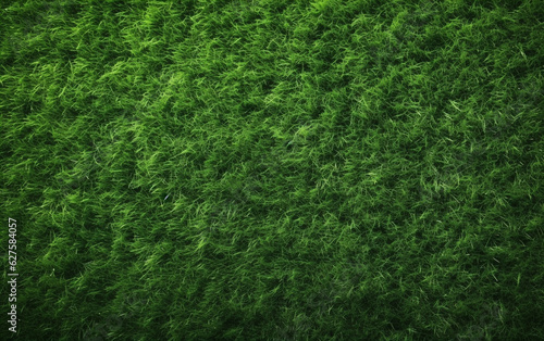 Top view artificial grass soccer field background texture