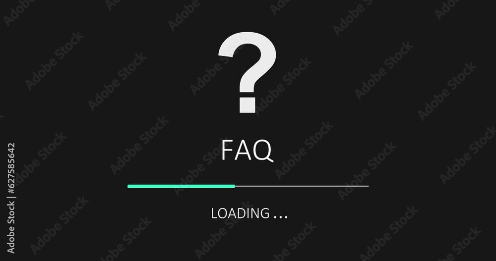 Word FAQ - frequently asked questions. Instructions and rules on internet sites. Progress or loading bar and question mark Word FAQ - frequently asked questions. Instructions and rules on internet sites. Progress or loading bar and question mark