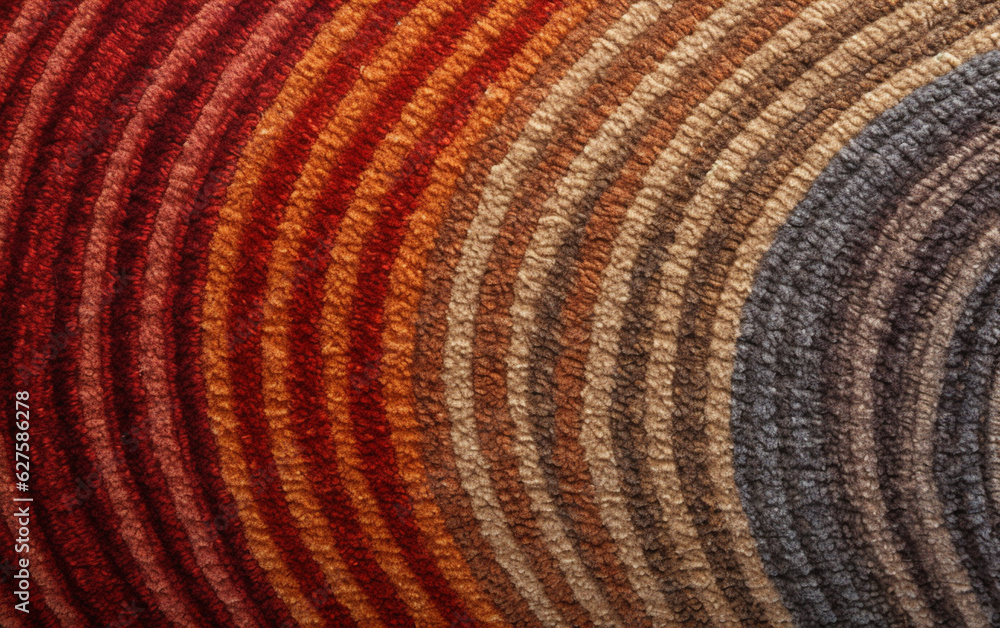 Fototapeta premium Yarn macro texture. Gradient Dundaga yarn. Multicolored yarn