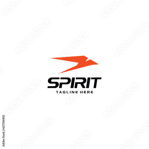 arctic bird logo design template vector
