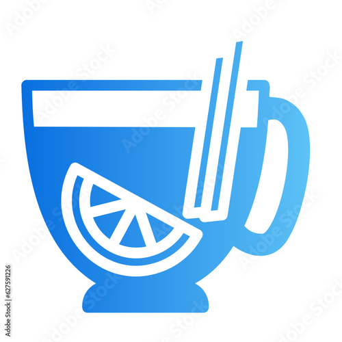 mulled wine gradient icon