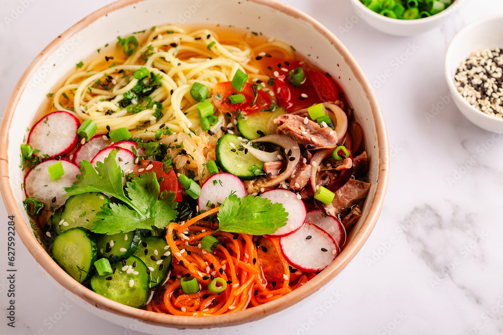 Korean Cold Noodle Soup Korean Cold Noodle Soup