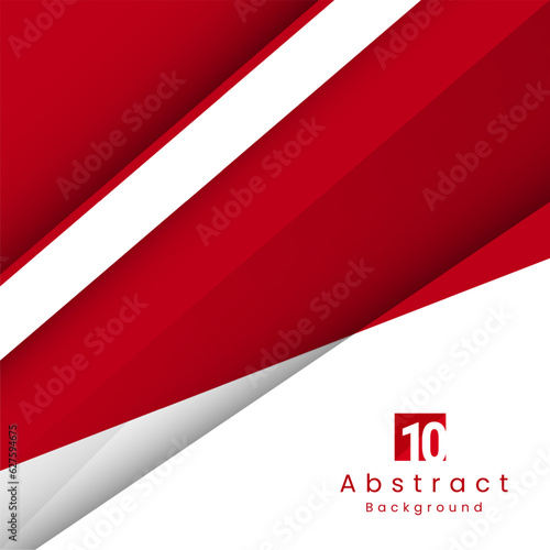 MODERN ABSTRACT RED AND WHITE BACKGROUND