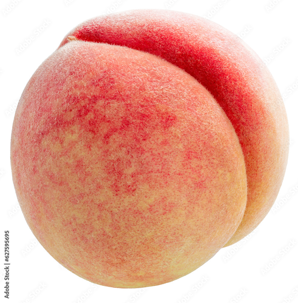 Peach fruit isolated on white background, Fresh Peach on White Background PNG file. Peach fruit isolated on white background, Fresh Peach on White Background PNG file.