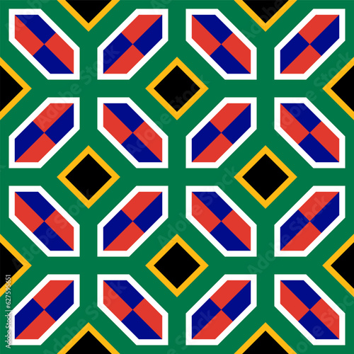 african pattern. geometric background. vector illustration
