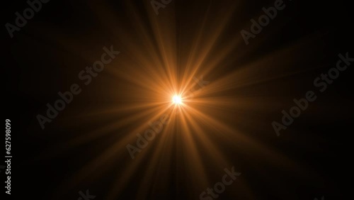 sun light lens flares art animation background