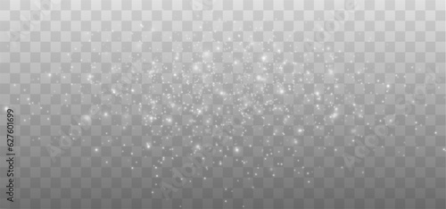 Glowing sparkles background. Vector shining particles