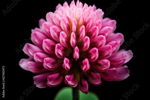 Macro photo of pink dutch clover