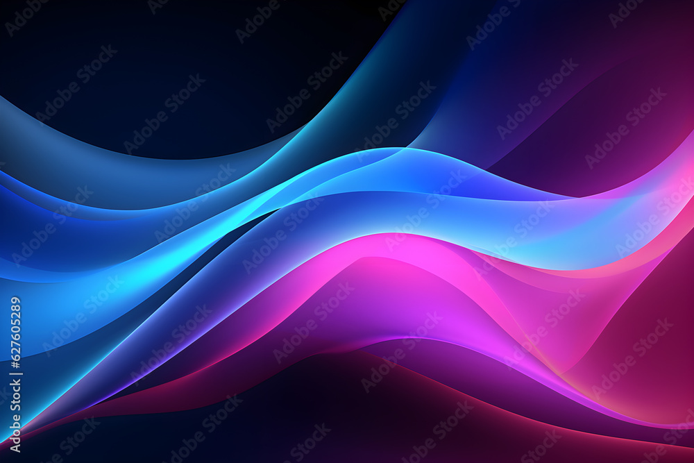 digital abstract wave gradient colorful background, AI generate digital abstract wave gradient colorful background, AI generate