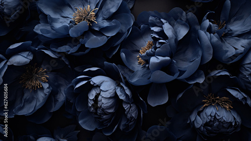 Beautiful flower patterns - Floral background - Generative AI