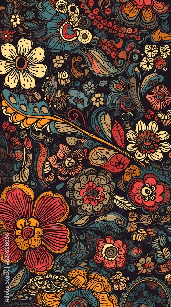 Pattern flowers
