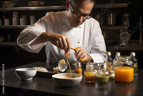 A master chef experimenting with new flavors and ingredients, pushing the boundaries of culinary creativity. Generative AI