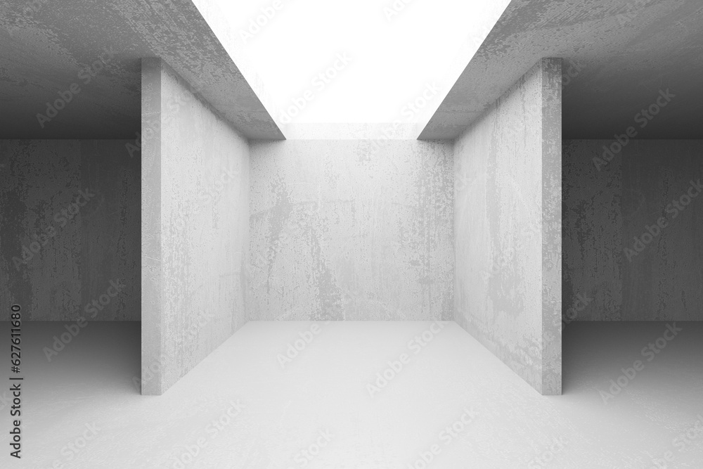 Abstract architecture interior background. Modern concrete room Abstract architecture interior background. Modern concrete room