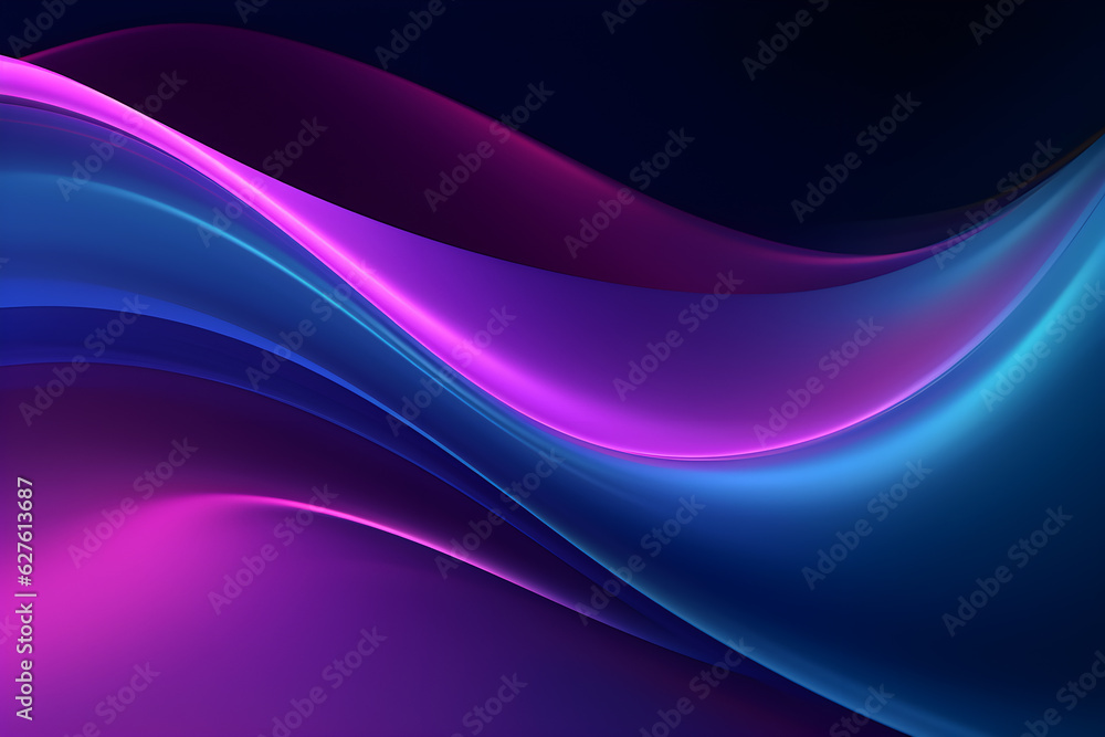 digital abstract wave gradient blue background, AI generate digital abstract wave gradient blue background, AI generate