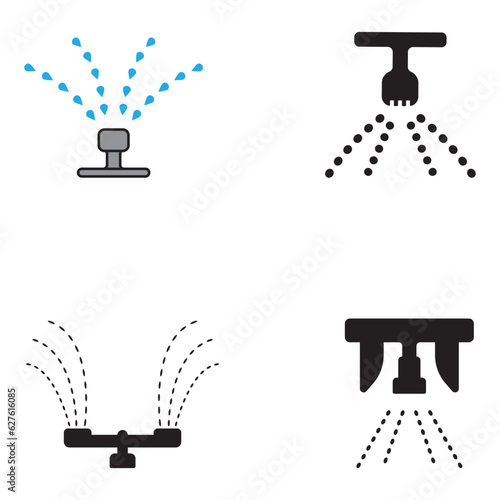 sprinkler icon vector