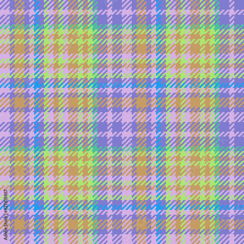 Textile seamless tartan of pattern check plaid with a fabric background vector texture.