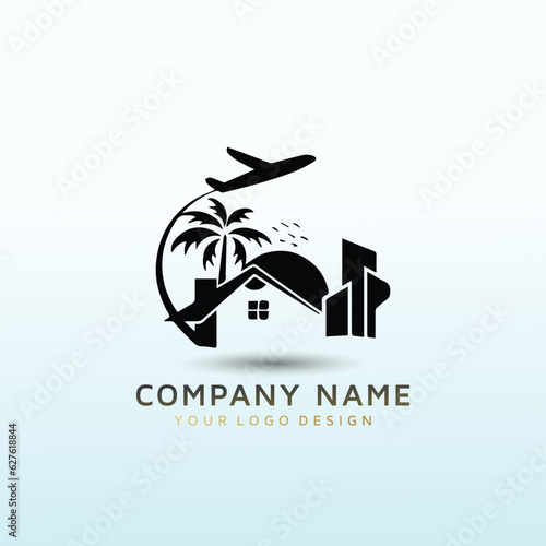 Pilots investing in real estate logo design