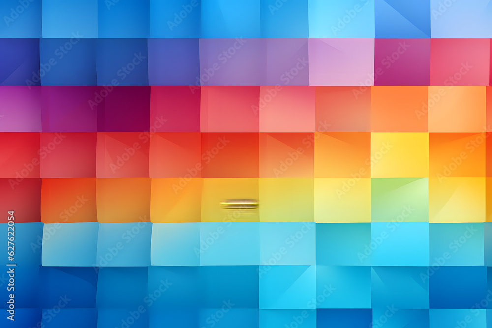 Background - tech style with rainbow - pride flag soft colors, abstract, flat design, minimalistic, illustration. - Generative AI