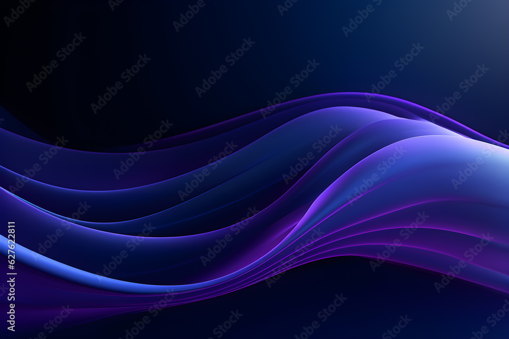abstract digital light purple blue background with wavy line design, AI generate abstract digital light purple blue background with wavy line design, AI generate