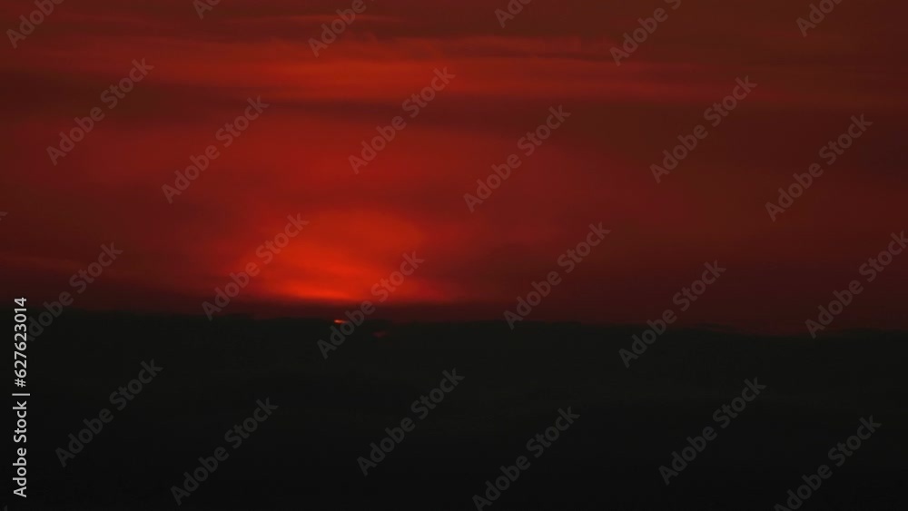 Rising sun over the clouds Rising sun over the clouds